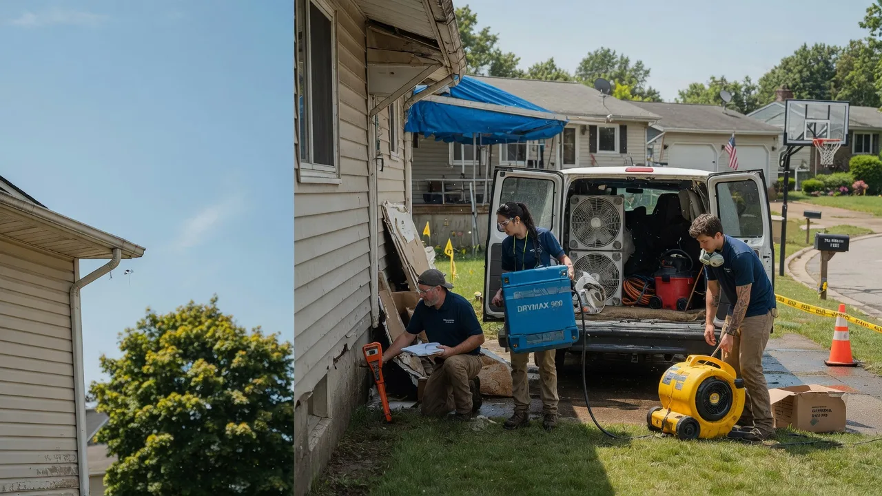 Ceiling Leak Cleanup in Markesan, WI near me
